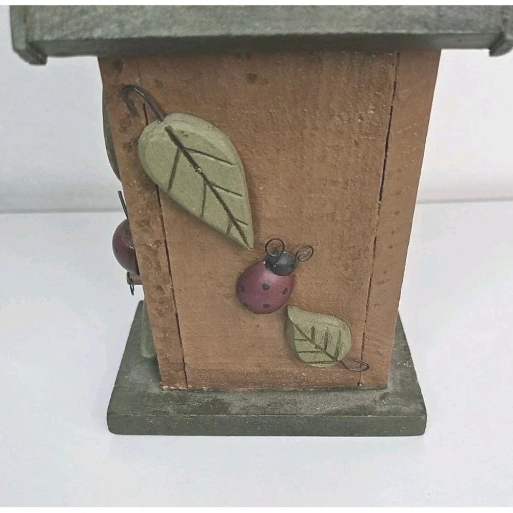 Ohio Wholesale Inc. Ye Olde Lighthouse Bait Shop Wall Hanging Bird House Ladybug
